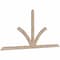Ekena Millwork Richland Smooth Timber Gable Bracket, Douglas Fir, 96"W x 44"H x 1 1/2"D x 3 1/2"F, 11/12 Pitch GBW096X44X0204RIC00SDF - alternate 4